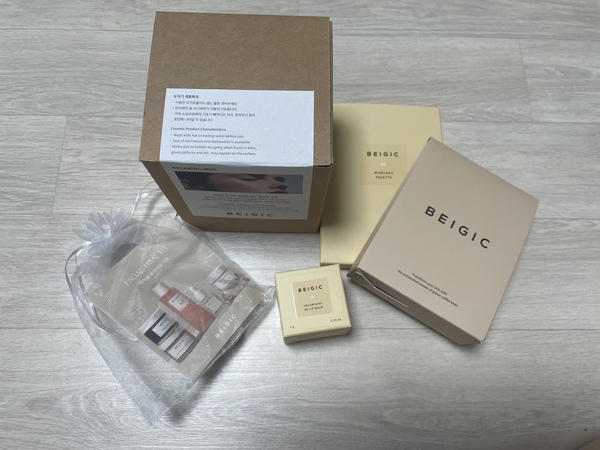 베이지크 사은품 사진