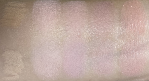 애교살 팔레트 발색