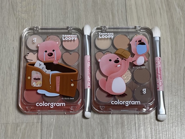 컬러그램 눈토리얼 아이 팔레트 케이스 사진