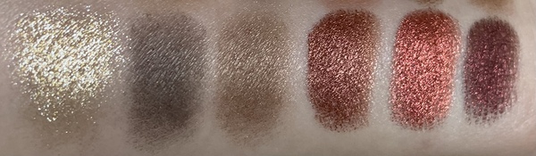 바이레도 팔레트 마지막줄 발색