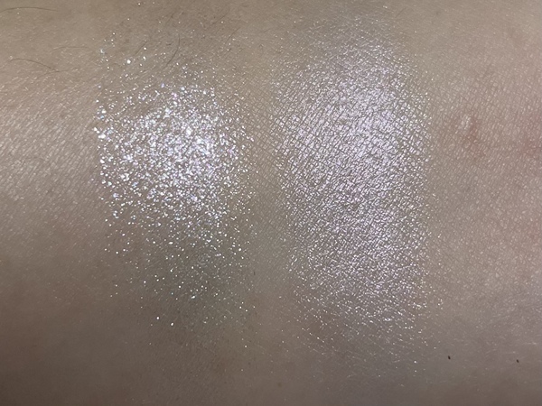 힌스 싱글 아이섀도우 발색 사진