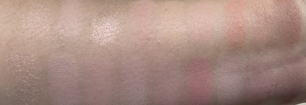 데이지크 섀도우 팔레트 발색