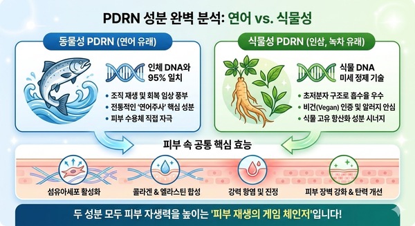 연어와 식물성 pdrn 비교